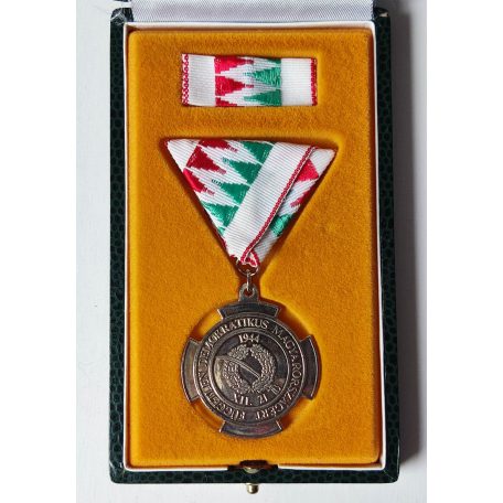 Hungary ww2 Commemorative Medal with Ribbon Bar in Box 1944-1989