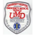 University Hospital Emergency Medical Services EMS Patch (New Jersey)