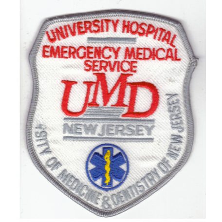 University Hospital Emergency Medical Services EMS Patch (New Jersey)