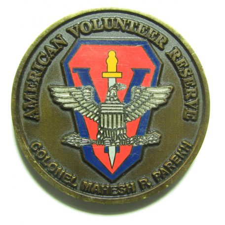 American Volunteer Reserve in Service to the USA Coin