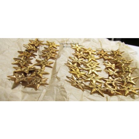 Austrian WW1 Golden Rank Stars for officiers (1 PACKAGE = 36 pieces)