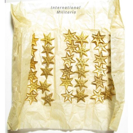 Austrian WW1 Golden Rank Stars for officiers (1 PACKAGE = 36 pieces)