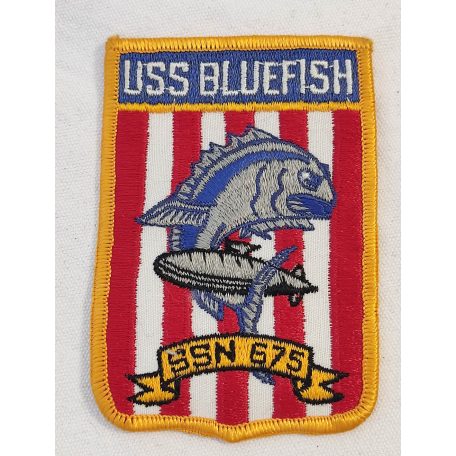 US Ship Bluefish SSN-675 Patch