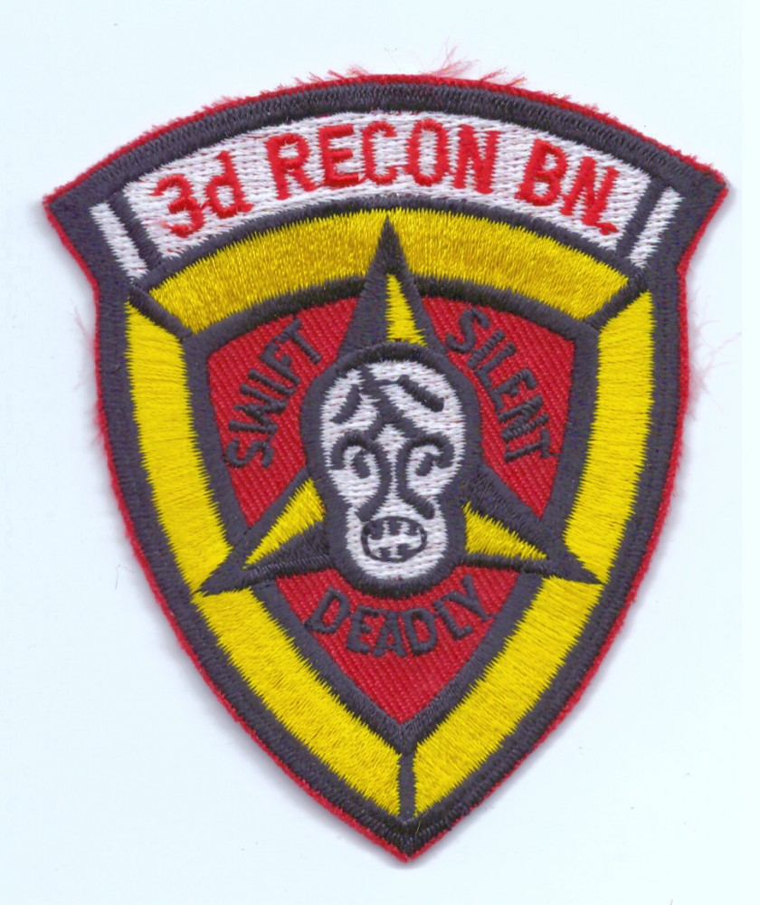 US Marines 3rd Reconnaissance Battalion Vietnam War PATCH