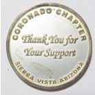 US Arym MOAA (Military Officers Association 1929) Coronado Chapter Coin (Sierra Vista Arizona)