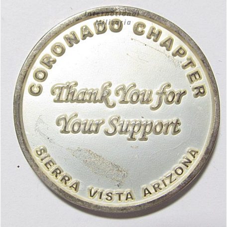 US Arym MOAA (Military Officers Association 1929) Coronado Chapter Coin (Sierra Vista Arizona)
