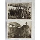 WW2 Eastern Front 6. Hungarian Army Division Donkey Marching Band original Photos 1942