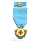 CSR. Medal for Sacrifice and Merit in the Czechoslovak Red Cross 1st Class with Ribbon bar