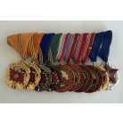 Hungarian 10 places mounted Medal Bar for a Police/MP Officer