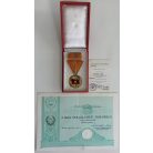 Hungarian 3* General and Deputy Minister of Interior’s Medal and corresponding award certificate Extra!!!