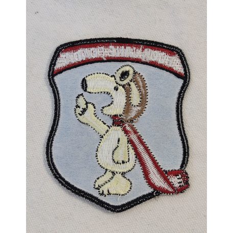 US Air Force Vietnam War F*** Jane Fonda Snoopy Red Scarfs 20th Tactical Air Support Squadron Shoulder Patch