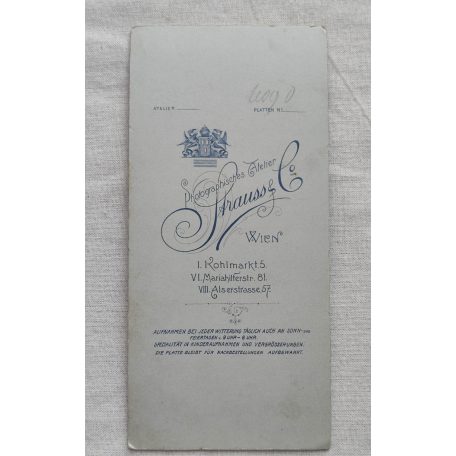 Austria-Hungary Super Cabinet Photo, CDV Hungarian Army officer with Belt Buckle, Cap Badge, Bayonet late 19th century