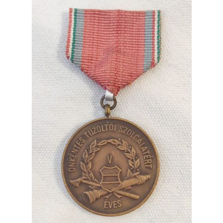 Hungarian Firefighter Service Medal V. Years