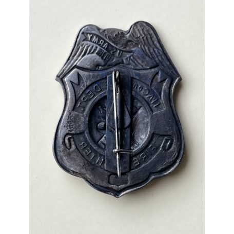 US Army Northern Area Command Fire Department Silver Fire Fighter Badge