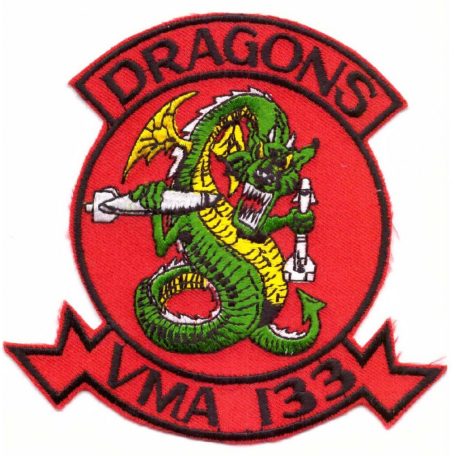 US Marine Corps VMA-133 Dragons Aviation Attack Squadron PATCH